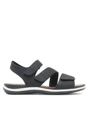 Sandały Geox D Sandal Vega D35R6A000EKC9999 Czarny