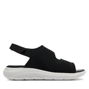 Sandały Geox D Spherica Ec5 D45SVA 0006K C9999 Czarny