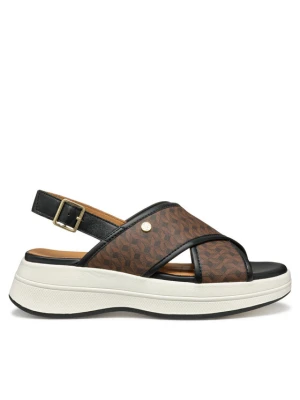 Sandały Geox D Spherica Ecub-3 S D550VB 00485 C6238 Brązowy