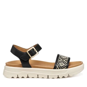 Sandały Geox D Xand 2.1S D65SZC 09B11 C9999 Czarny