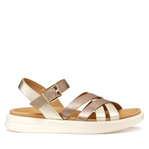 Sandały Geox D Xand 2S D35PAB 000CF C5M2L Złoty