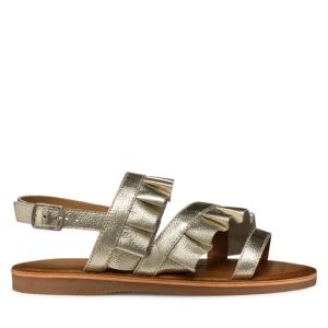 Sandały Geox J Eolie J55BSB 44 C2010 M Złoty