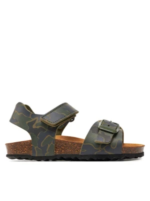 Sandały Geox J Ghita Boy J028LB 00004 C0837 M Khaki
