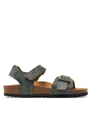 Sandały Geox J Ghita Boy J028LB 00004 C0837 S Khaki