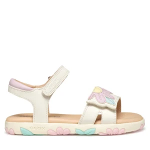 Sandały Geox J Haiti J558ZB 000BC C0406 D Biały