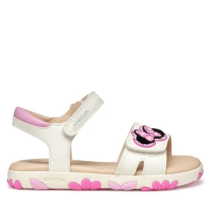 Sandały Geox J Haiti J558ZD 000BC C1364 D Biały