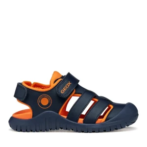 Sandały Geox J S. Fusbetto Pro Bo J650JA 0CE15 C0659 D Granatowy