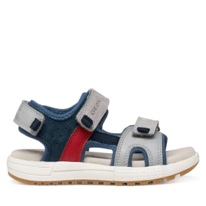 Sandały Geox J Sandal Alben Boy J35AVA 01522 C1F4W D Szary