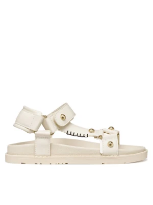 Sandały Geox J Sandal Foammentera J65P0D 000BC C1058 S Écru Kremowy