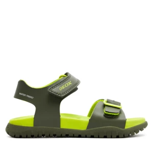 Sandały Geox J Sandal Fusbetto Bo J35HMA 000BC C0914 S Khaki