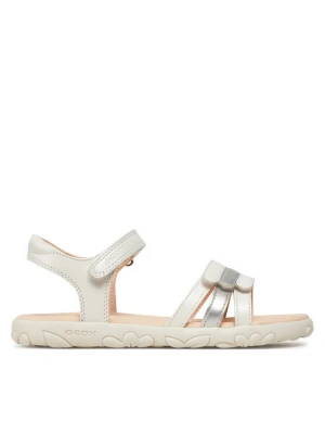 Sandały Geox J Sandal Haiti Girl J458ZD 000NF C0459 D Biały