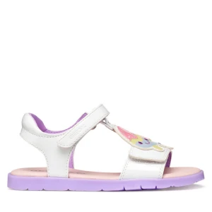 Sandały Geox J Sandal Joyfoot Gir J65P1C 000HH C0761 M Biały