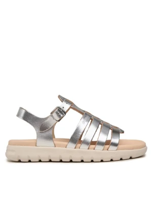 Sandały Geox J Sandal Soleima Gir J35GSB 000CF C1007 S Srebrny