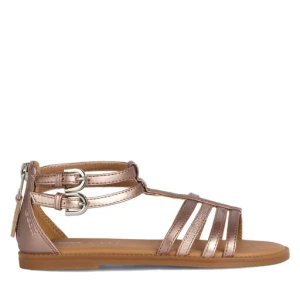 Sandały Geox Jr Karly J7235D 0NFHI C8013 M Złoty