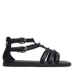 Sandały Geox Jr Sandal Karly J6535D 000BC C9258 S Czarny