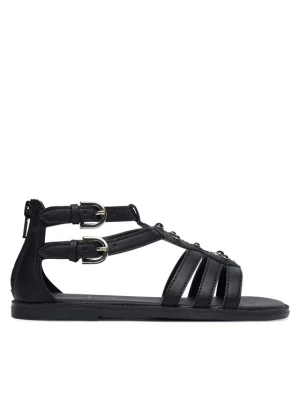 Sandały Geox Jr Sandal Karly J6535D 000BC C9258 S Czarny
