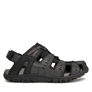 Sandały Geox Uomo Sandal Strada U4524C 000ME C9999 Czarny