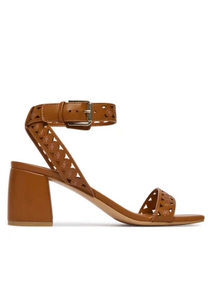 Sandały Guess FLJNE2 LEA03 Brązowy jasny