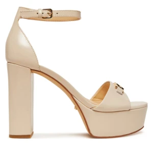 Sandały Guess FLJSET LEA03 Écru