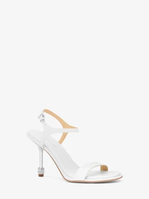 Sandały Ivet ze skóry Michael Kors OPTYCZNA BIEL (Biały)
