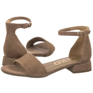 Sandały Jasnobrązowe 2FBP8_T_ _6TWF (RY1263-a) Ryłko