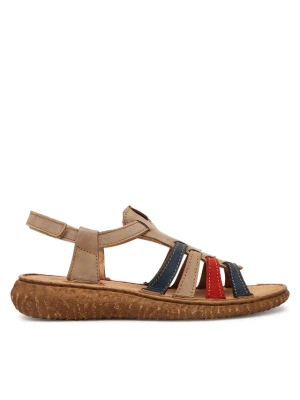 Sandały Josef Seibel Ronja 07 95207 Taupe-Multi 252 Beżowy