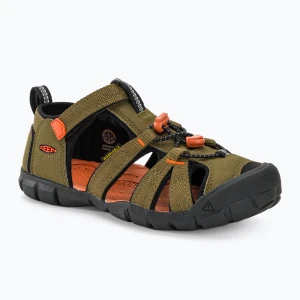 Zdjęcie produktu Sandały juniorskie KEEN Seacamp II CNX dark olive/ gold flame