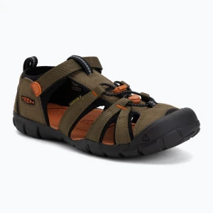 Zdjęcie produktu Sandały juniorskie KEEN Seacamp II CNX dark olive/gold flame
