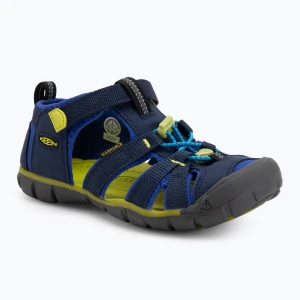 Zdjęcie produktu Sandały juniorskie KEEN Seacamp II CNX naval academy/chartreuse Granatowy