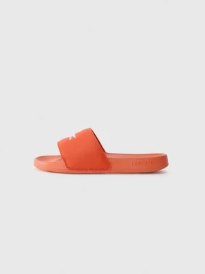 Sandały kąpielowe Lacoste pomarańczowy