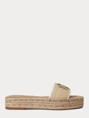 Sandały kąpielowe Lauren Ralph Lauren beżowy