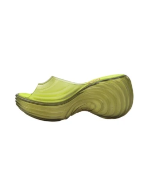 Sandały kąpielowe Melissa żółty neon