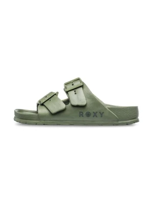 Sandały kąpielowe Roxy khaki