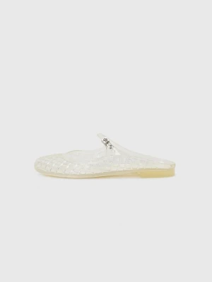 Sandały kąpielowe Tory Burch biały