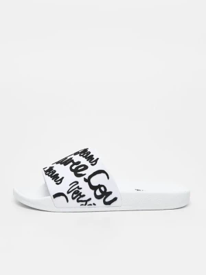 Klapki kąpielowe Versace Jeans Couture biały