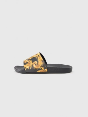 Sandały kąpielowe Versace Jeans Couture czarny