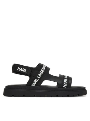 Sandały KARL LAGERFELD Z31176 S Czarny