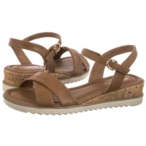 Sandały Koniakowe 1-28106-42 305 Cognac (TM535-b) Tamaris