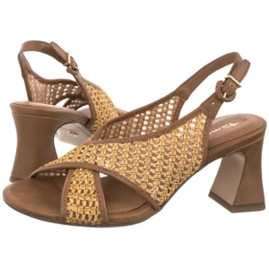 Sandały Koniakowe 1-28315-46 392 Cognac Comb (TM588-a) Tamaris