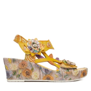 Sandały Laura Vita Facdiao 42 Żółty