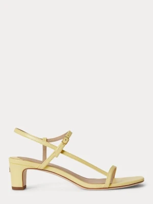 Sandały Lauren Ralph Lauren jasnożółty