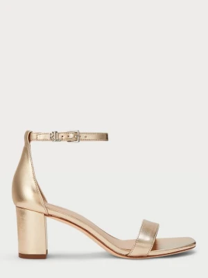 Sandały Lauren Ralph Lauren złoty