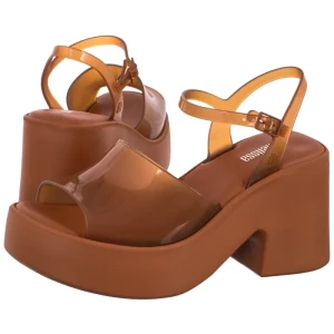 Sandały Lina Ad 35929/BT680 Brown/Transparent (ML384-a) Melissa