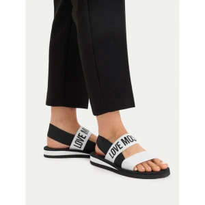 Sandały LOVE MOSCHINO JA16033G0MJN410A Biały