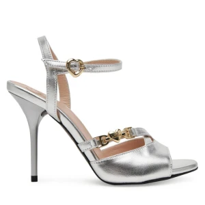 Sandały LOVE MOSCHINO JA16089G1MIF090B Srebrny