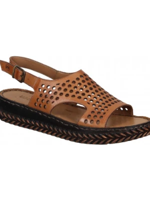 SANDAŁY MANITU - 910208-21 BROWN