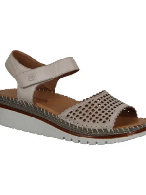 SANDAŁY MANITU - 910212-08 BEIGE