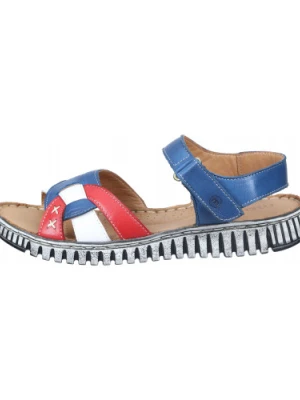SANDAŁY MANITU - 910269-05 BLUE