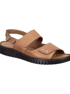 SANDAŁY MANITU - 910270-21 BROWN