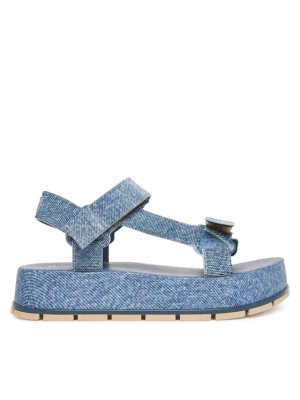 Sandały Melissa Melissa Flowing Platform Denim Ad M 36132 Niebieski